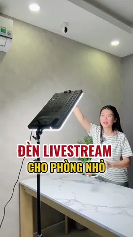 Đèn quay video livestream chữ nhật, đèn led trợ sáng quay video ít tốn diện tích, đèn rất sáng #denlivestream #dentrosang #denlivestreamcaocap #denquayvideo #hanhchiase 