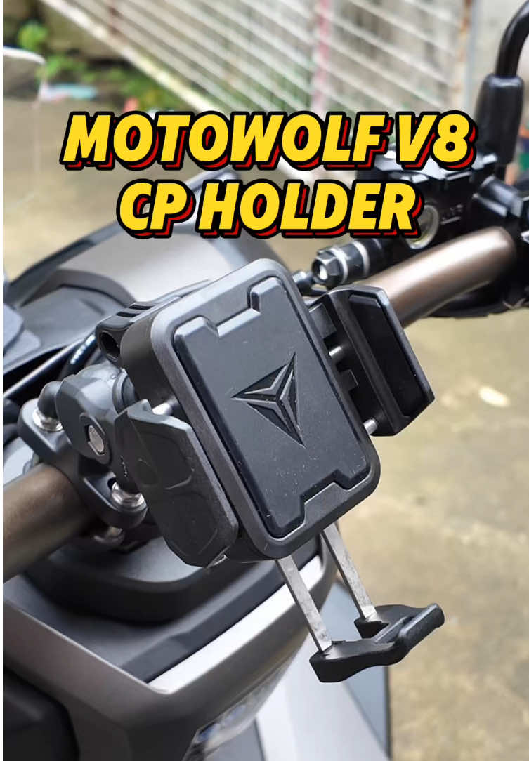 Motowolf V8 Cellphone Holder with Shock Absorption #motowolf #cpholder #cellphoneholder #shockabsorber #antitheft 