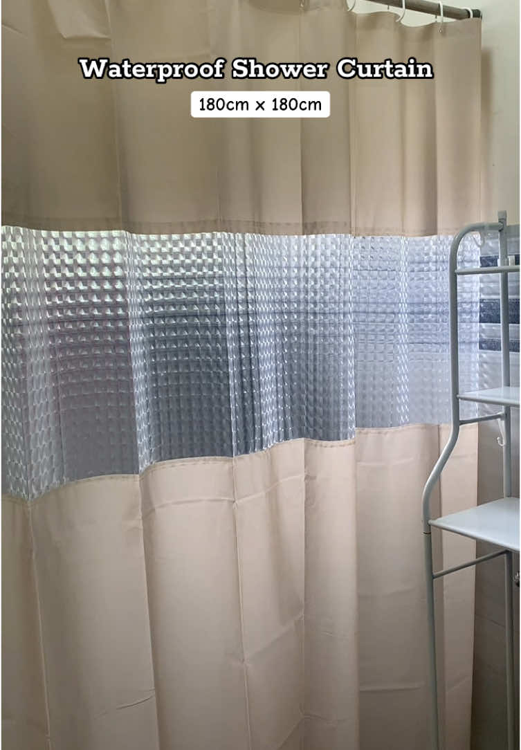 Waterproof shower curtain #showercurtain #waterproofshowercurtain #showercurtainwaterproof #bathroomcurtain #showercurtainwithhooks 