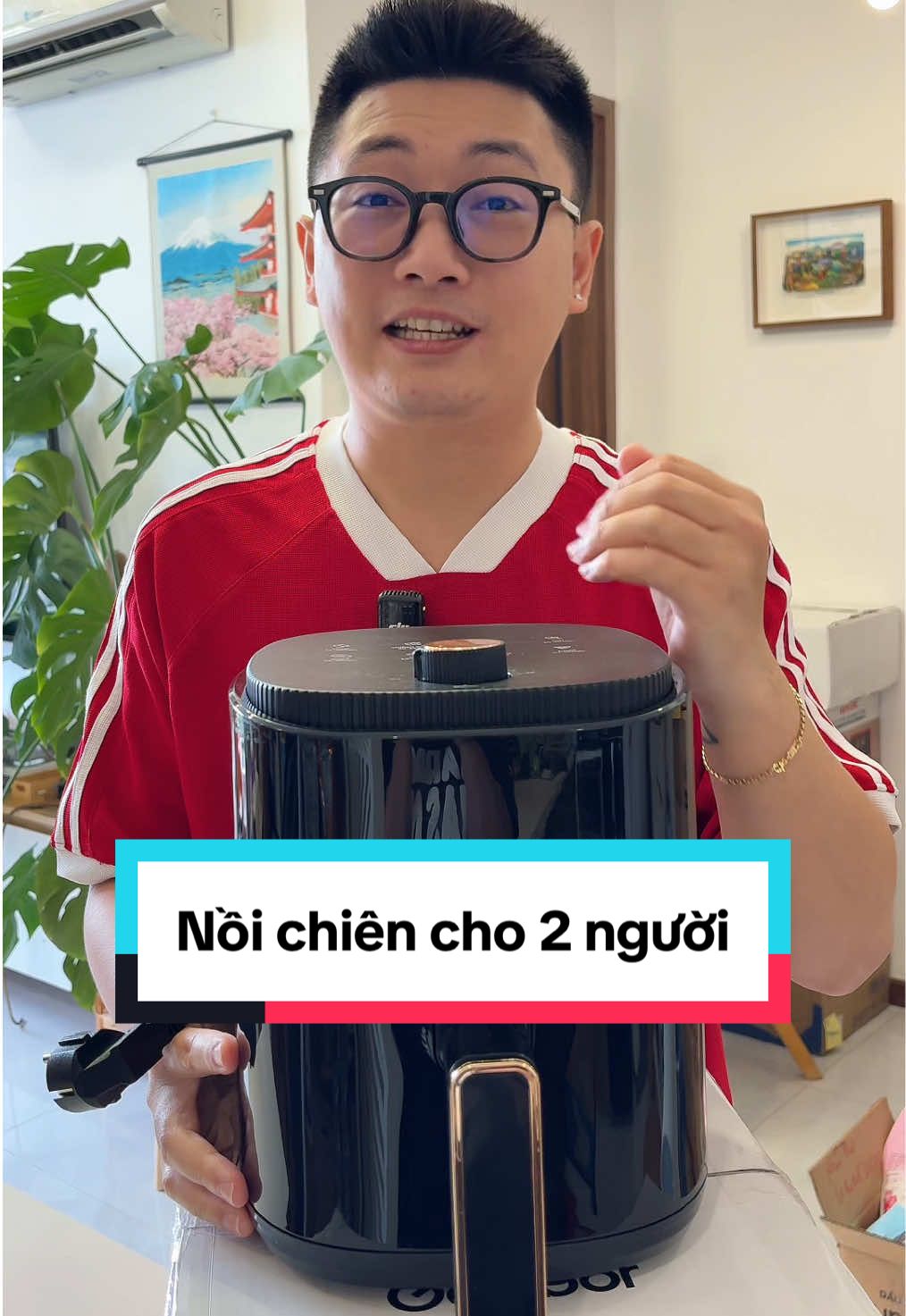 Nồi chiên không dầu Gaabor 3.5L cho gia đình 2 người dùng hợp lý nè mấy chị, nhỏ gọn đẹp sang chiên nướng đa năng tiện lợi lắm #noichien #noichienkhongdau #noichienkhongdaugaabor 