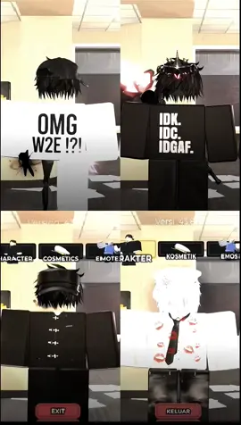 aku wetue#robloxevade #evade #4u 