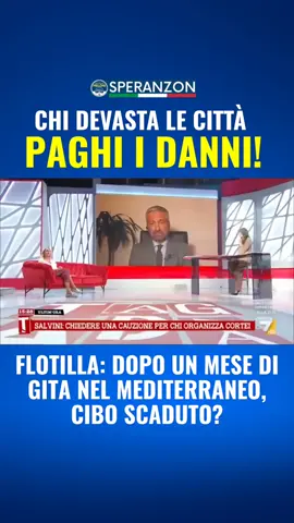 Città italiane devastate dai guerriglieri pacifinti e flotilla in gita nel Mediterraneo. Da quasi un mese c’è chi naviga per fare propaganda a se stesso. Chissà chi li paga… Non hanno un lavoro, famiglie? Intanto il governo italiano mantiene il primato mondiale di cure ai feriti e di aiuti umanitari consegnati alla popolazione palestinese con tempi e modalità per fortuna assai più efficaci di chi fa le gite nel Mediterraneo. Speriamo non ci sia tra questi chi mette in scena finti attacchi stranieri per travestirsi da eroe.
