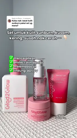Replying to @Ellynx__ #g2g #glad2glow #g2gpromo #combo #brighteningskincare 