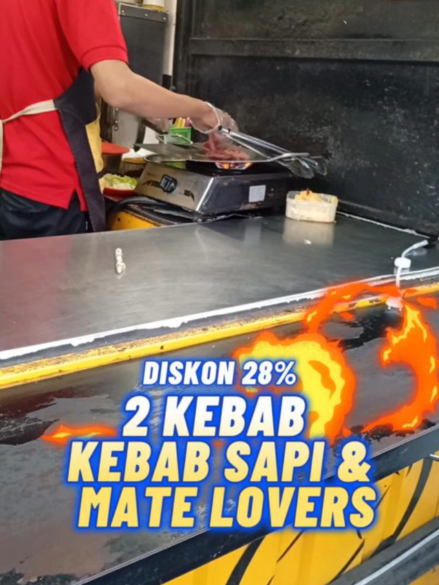 Ndak perlu pakai dukun untuk dapat harga promo. cek saja tag lokasi untuk promo lainya. beli lewat tiktok ya.. Cara pembelian mudah. 1. Klik tag lokasi 2. Pilih menu yang sesuai  3. Lakukan pembayaran  4. Tukar voucher di kasir Ayo buruan cobain, jangan lupa belinya lewat tag lokasi saya ya mumpung masih ada Promo nya  Terimakasih  #promoseruweekend #jelajahbegah #kebabbabarafi #babarafi #bubutan 