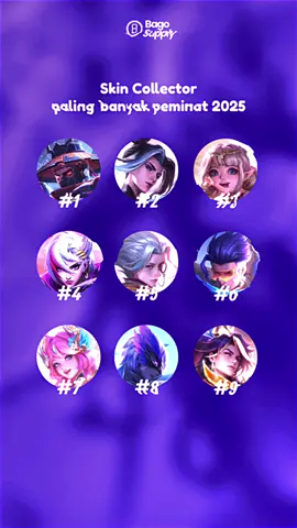 adakah skin impian kalian yg ga masuk list ?🤔 #bagosupply #mobilelegends #skincollector 