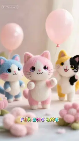 “Anak-anak kucing warna-warni lagi konser gemes banget 😻🎶✨” #CapCut  #fyp  #searchinsight  #trending  #videolucutiktok 