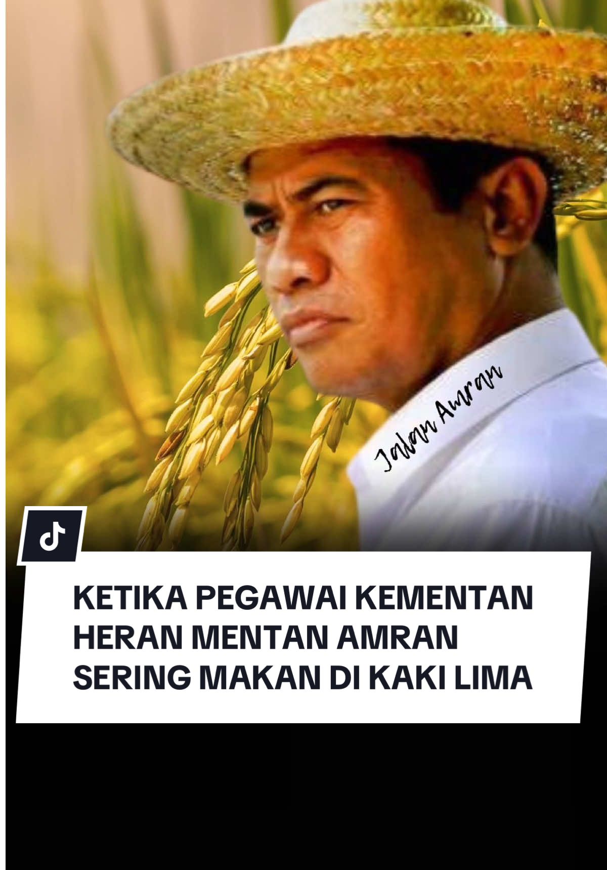 #amransulaiman #mentan #petani #jalanamran 