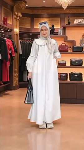 Gamis Abaya Meca Bahan Toyobo Premium Size S M L XL XXL #Gamis #Dress #Wanita #Bahantoyobo #modelterbarukekinian 