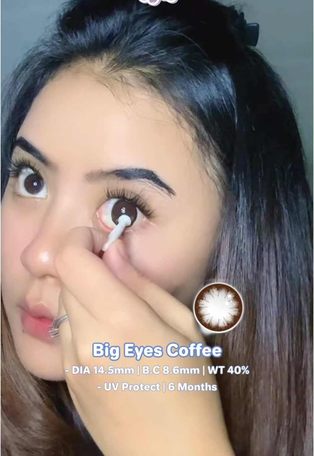 Big Eyes Coffee☕️, rahasia untuk memiliki sepasang mata besar yang menggemaskan.

#softlens #contactlens #softlensmurah #softlensrekomendasi #softlensnatural #softlenscantik #fyp #mysticeyes