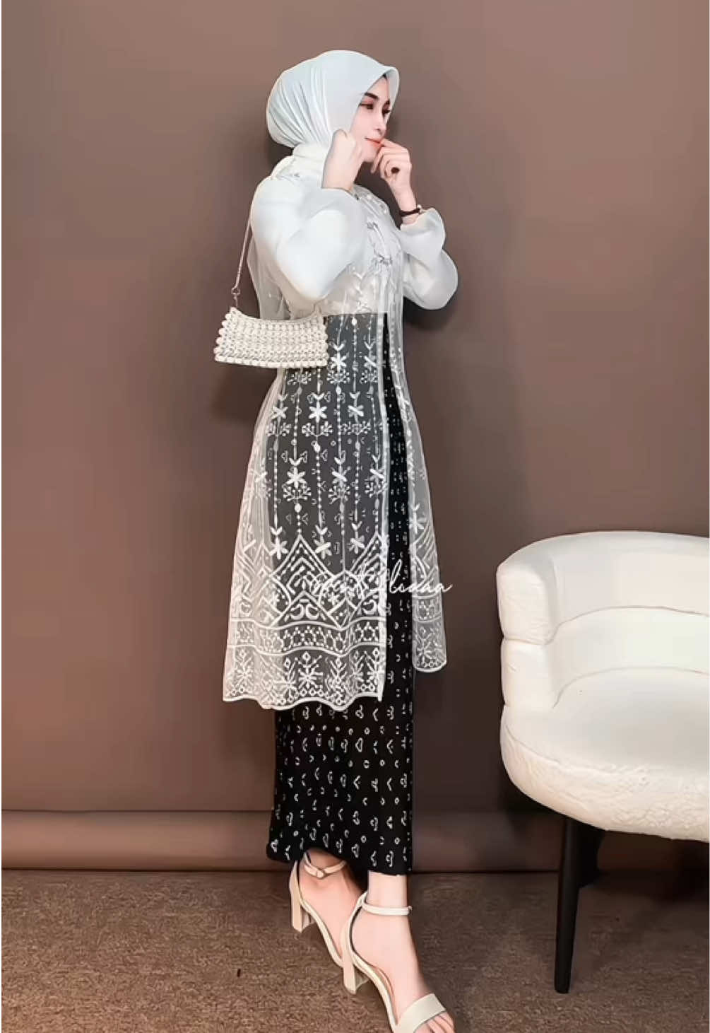Recomendasi outfit kondangan simple tapi mewah #outfitkondangan #outfitlebaran #outerbrukat #rokplisket #rokspan 
