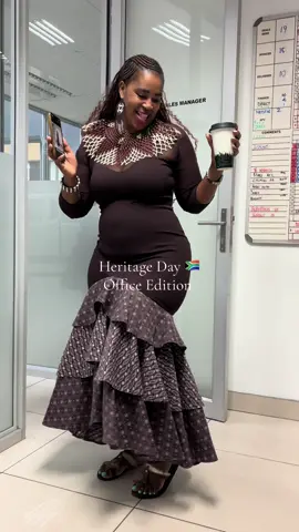 Heritage Day Office Edition🇿🇦#fyp #foryoupage #southafrica #heritage #OOTD 