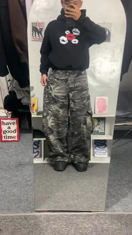 celana camo baggy nih cuy🤩🤙🏻 #rekomendasicelana #camopants #fyp 