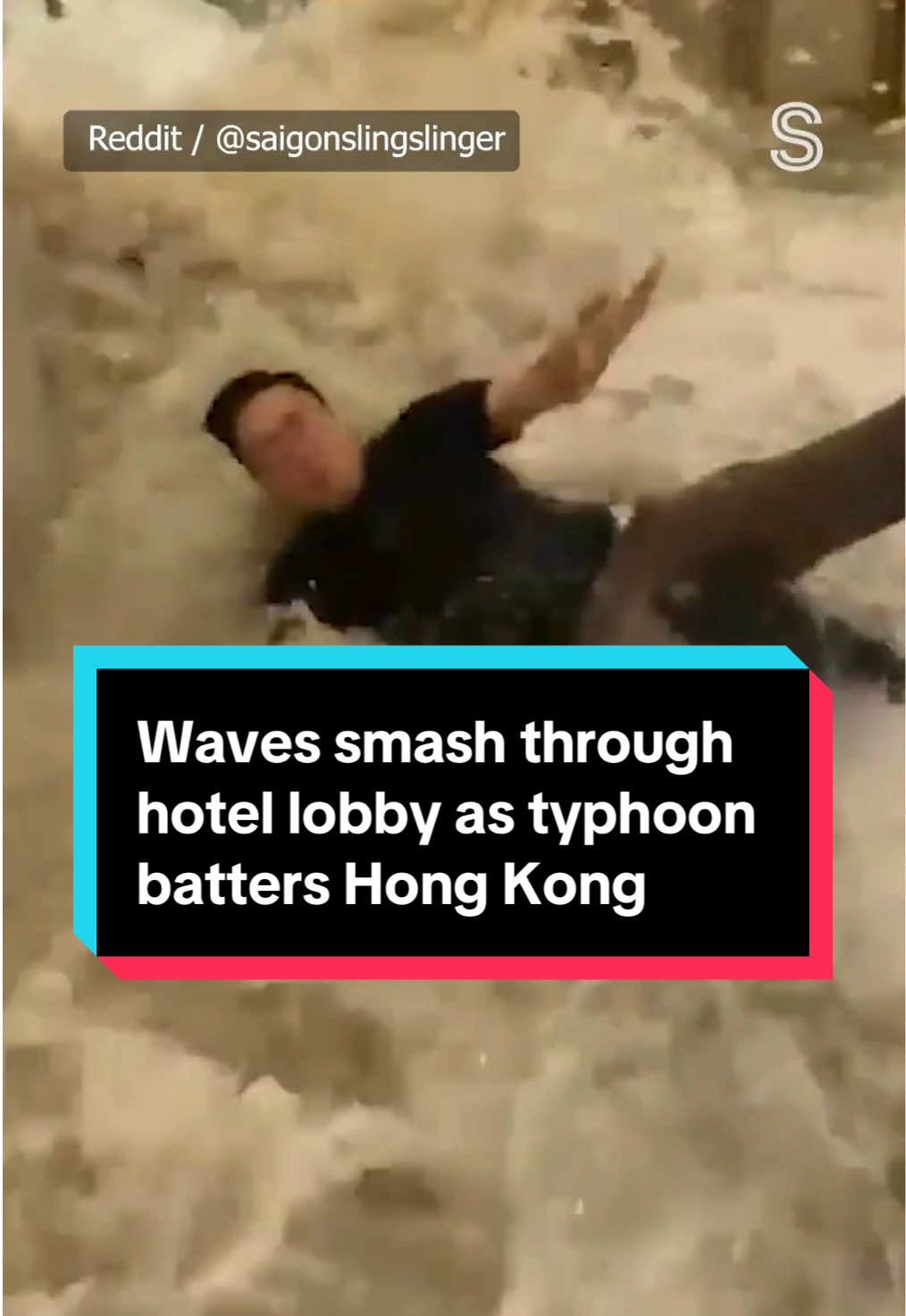 Super Typhoon Ragasa, one of the strongest in years, whipped waves taller than lampposts onto Hong Kong promenades and halted life on the southern Chinese coast early Wednesday (local time) after leaving deadly destruction in Taiwan and the Philippines. In Taiwan, 14 people died in a flooded township, and 10 deaths were reported in the Philippines. The fierce winds woke Hong Kong residents in the early hours, and many went online to describe scenes like a kitchen ventilation fan being blown down and a crane swaying. A video that showed waves of water crashing through the doors of a hotel and flooding its interiors went viral in the financial hub. The hotel has not immediately commented on the incident. But staff were seen cleaning up the lobby, with parts of its exterior damaged. #typhoonragasa #typhoon #hongkong 