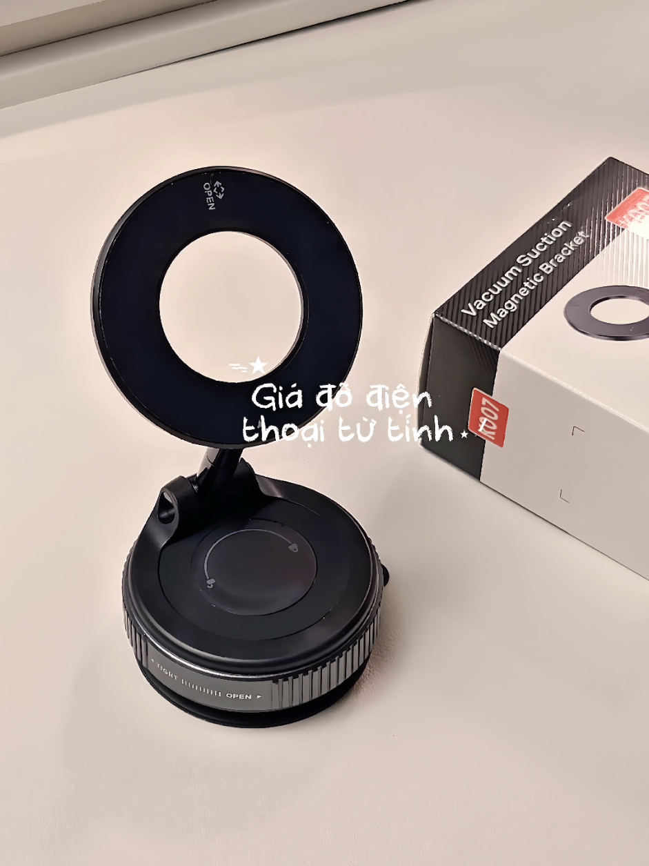 giá đỡ điện thoại từ tính hợp mang đi đâu cũng đc á 🤍🤍🤍 #phoneholder #unboxing #fyp #foryoupage #viral 