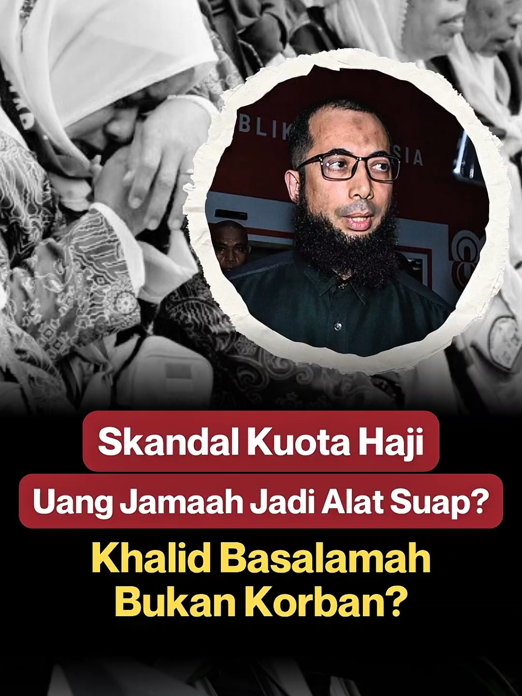Khalid Bassalamah mengaku diperas… tapi fakta menunjukkan ada selisih uang jamaah yang disetor ke KPK. Korban… atau justru penyuap?  #SkandalHaji #khalidbasalamah #KasettKusut #KPKjangantebangpilih #kpk 