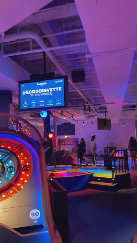 When you’re both Super Competitive!!! So Much Fun!!! #fyp #shewantsarematch #puttshack #lesbiancouple #our1stdateonme @Mo 