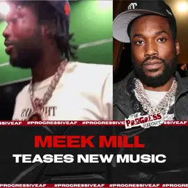 Philly rapper #MeekMill is teasing new music 👀 Classmates are yal here for new Meek Milly?!?  #TheProgressReport #TPRMediaGroup 