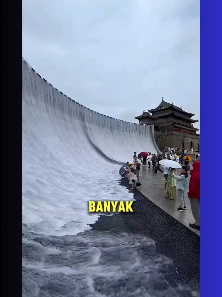 Air Terjun Unik di Cina _Airnya bisa Menghilang_❗😮 #fyp #foryou #viral #viral #vidioviral #shortvideo #shorts #indonesia