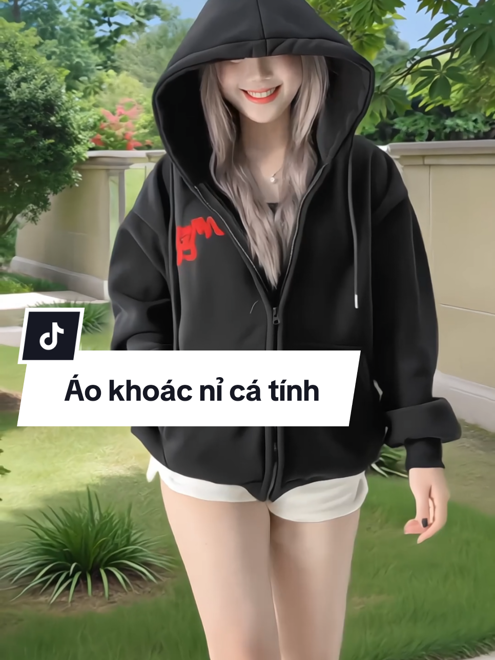 Áo khoác nỉ nữ nón to 4 túi tiện lợi #aokhoacni #aokhoacnu #aokhoacgio #aokhoacam #xuhuong 