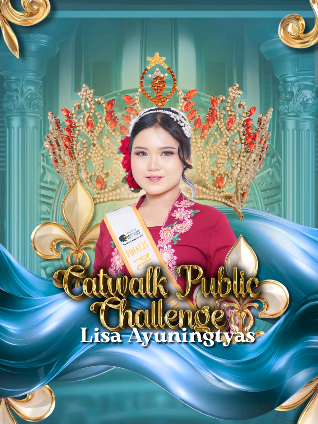 👑✨ Puteri Kebaya Jawa Timur 2025 hadir dengan tantangan spesial: Catwalk Public Challenge! Di challenge ini, para finalis akan menunjukan langkah anggun, penuh percaya diri, sekaligus memperkenalkan kebaya sebagai warisan budaya bangsa 🌸. Bukan sekadar berjalan di runway, tapi juga menghadirkan pesona, attitude, dan karakter yang siap menginspirasi banyak orang. 💃 Siapa finalis favoritmu yang mampu memikat hati lewat catwalk kali ini? Jangan lupa beri dukungan dengan like, komen, dan share, karena setiap langkah mereka adalah bagian dari perjalanan menuju grand final yang megah ✨ #PuteriKebayaJatim #CatwalkChallenge #PKJT2025 #PublicChallenge #FYP 