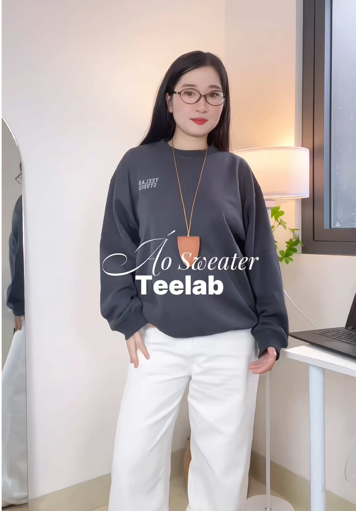 Mùa đông nên có em áo sweater này trong tủ đồ mặc siêu ấm 👏🏻  #aosweater #teelab #muadongmacgi #review #xh 
