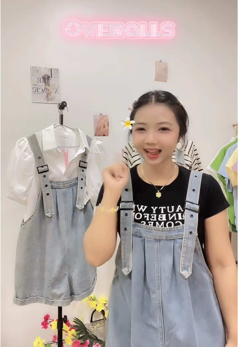 โปรโมชั่นคุ้มมาก💥💥#เอี๊ยมยีนส์ #เอี๊ยมยีนส์ขาสั้น #เอี๊ยมเอิร์ธโทนน่ารักๆ #เอี๊ยมกางเกงขาสั้น #ชุดเอี๊ยม 