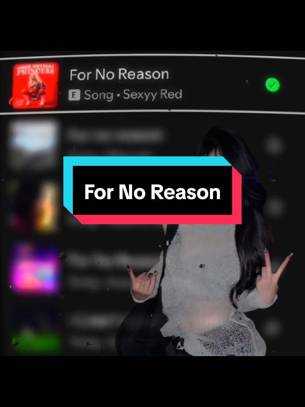 For No Reason - Sexyy Red #lyrics_songs #spotify 