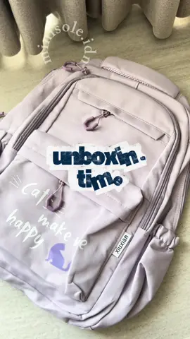 unboxing time !⏰ tas baruuu🥳 #fyp #OOTDReady #taskekinian #tasanakkeren #tasanaktkcewekkekinian 