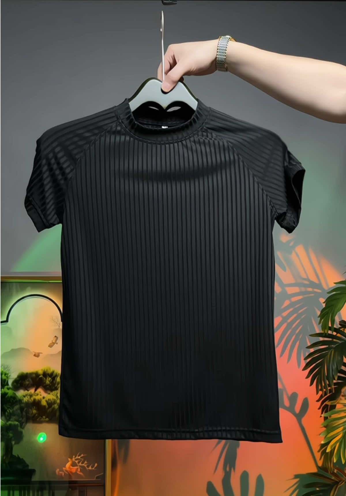 COMBO 2 ÁO - TĂNG SIZE NẾU MUỐN THOẢI MÁI ] Áo Thun Nam Ôm Body Gân Co Giãn #aothun #aothungan #aothunbody #thoitrangnam #xuhuong 