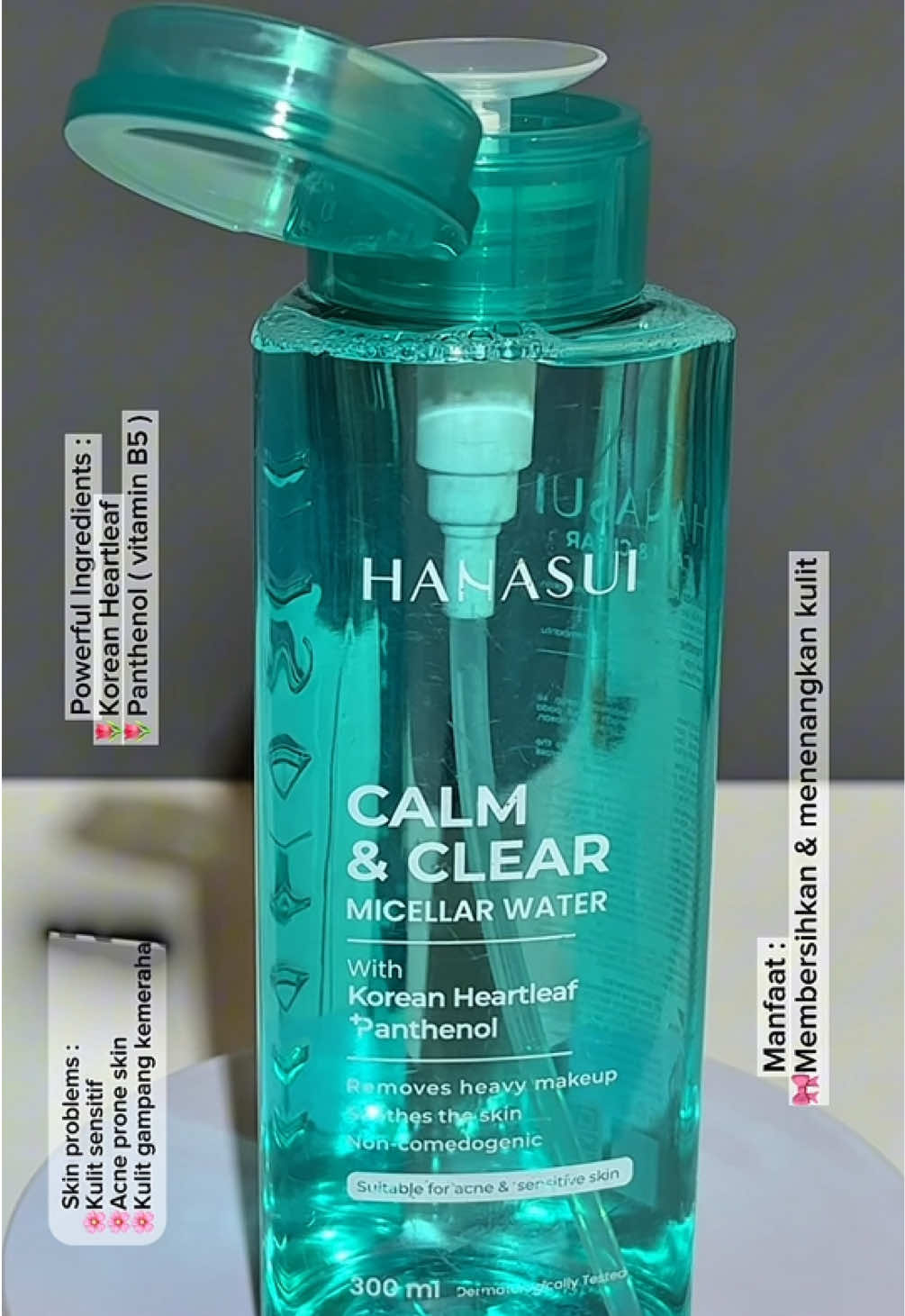 Hanasui calm & Clear micellar water #hanasuimicellarwater #micellarwater #hanasuicalmandclearmicellarwater 