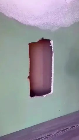 drywall hole repair 😱#2million #views #videoviral #foryoupagе #growmyaccount 