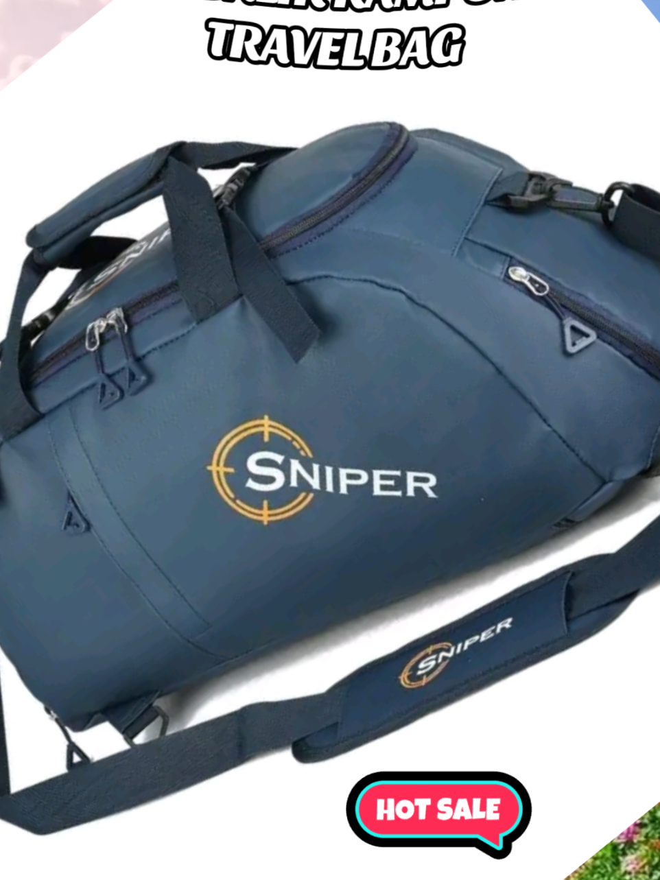 Bag nylon kalis air travel bag bag sukan bag balik kampung #fyppppppppppppppppppppppp #tiktokshop #travelbag #bagbalikkampung 