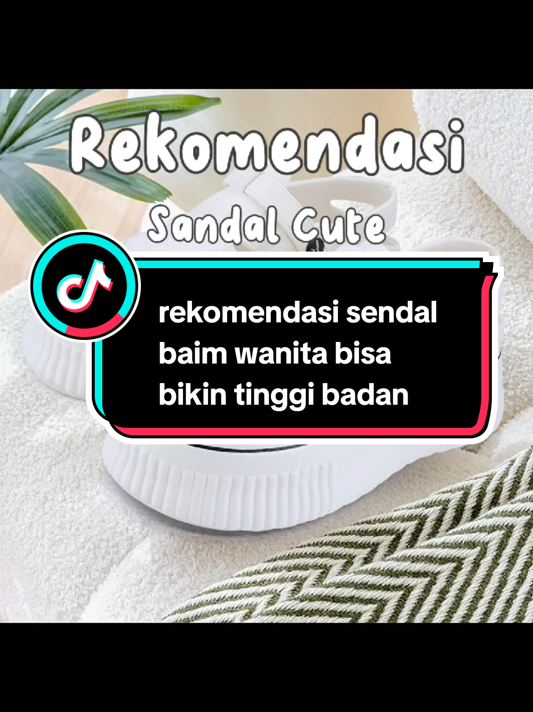 TEFANSY sandal wanita kekinian tinggi sandal baim wanita jelly sandal fuji korea #sandalbaimwanita #sandalkekinian #sandal  #fyp 