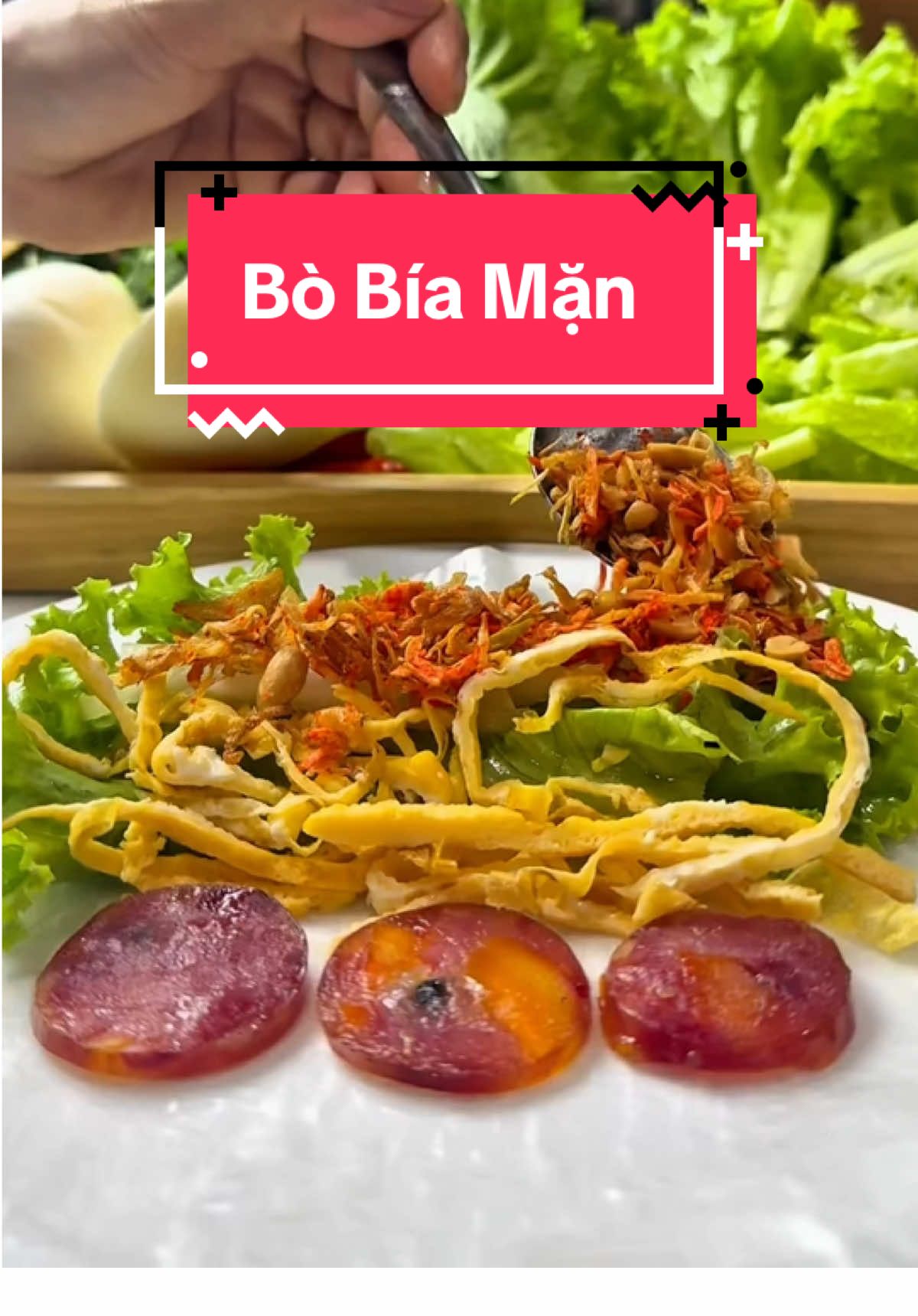 Hôm nay cùng làm bò bía mặn cùng Hương nha #LearnOnTikTok #nấuăncùngtiktok 