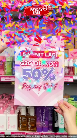✨ G2G PAYDAY SALE! Siapa bilang wajah glowing bikin kantong kering?! 😜💓 Cobain nih 4pcs Glowing Set yang affordable dari Glad2Glow! Yuk checkout langsung di TikTok Live! #g2g #basicskincareroutine #wajahglowing #mencerahkan #niacinamide 