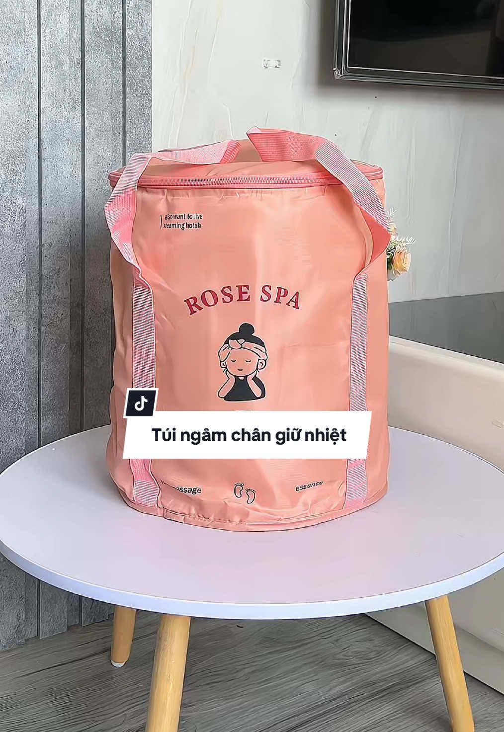 Dùng cái túi ngâm chân này rất là tiện lợi, nhỏ gọn lại không tốn nhiều diện tích. #changreview23 #tuingamchanthaoduoc #tuingamchangiunhiet #tuingamchangapgon #chamsoccanhan 