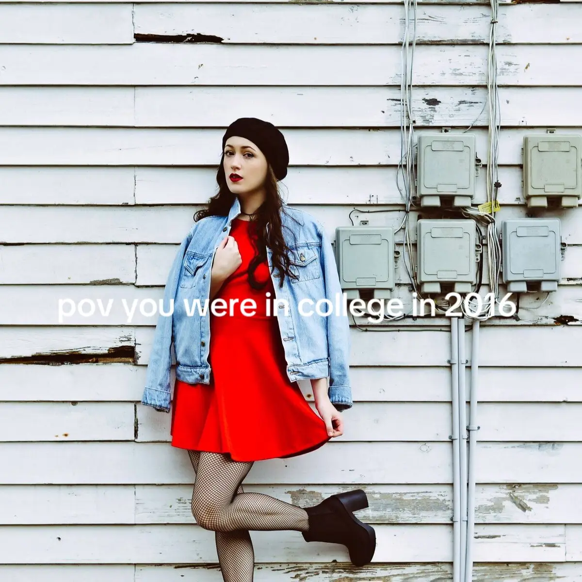 and wanted to be an American apparel model 