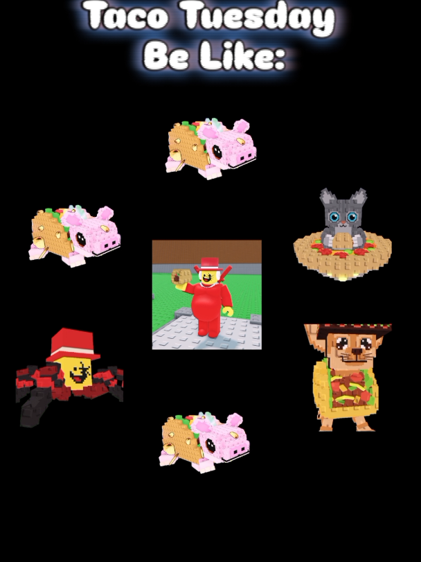 Taco Tuesday 🌮 in #stealabrainot Be Like: -------------------------------- #Roblox #RobloxFYP #humor #fypシ゚ 