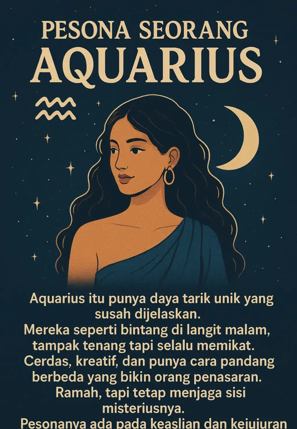 pesona Aquarius ♒ #aquarius♒️ #NengKinnas♒ #aquariuszodiak #astrologi #pesona