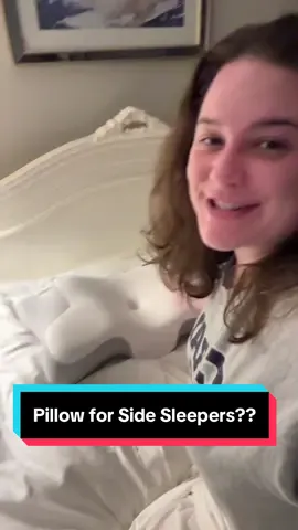 side/stomach sleeper heaven #sleep #pillow #cervicalpillow #neckpain #nevkpillow 