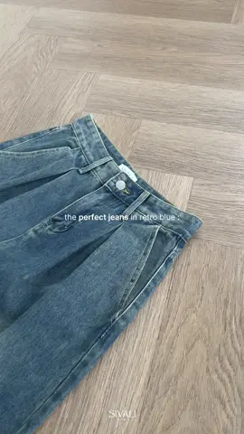 finally! urban jeans in retro blue, super cakeeeupp🥹🫶🏻 #SivaliFactory #IChooseCOZY #jeanshighwaist #basicfit 