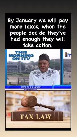 By January we will pay more Taxes, when the people decide they’ve had enough they will take action. Until then my job is that of John the Baptist.#benincity #edostate #politics #nigeria 