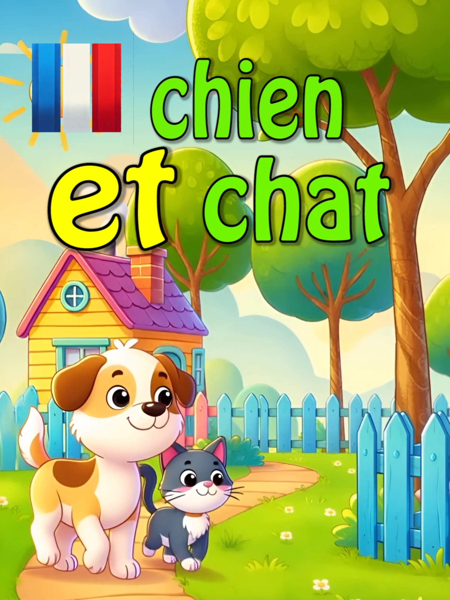 Apprendre des Homophone FR niveau facile | #apprendrefrançais #vocabulaire #learnfrench #débutant #beginner #vocabulary #loutre #video #cartoon #otter #kidstiktok #homophone