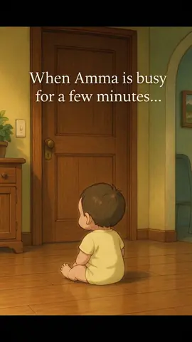 🥺🦋𝐍o one can replace Amma… that tiny wait feels like forever for a baby 🥹💛 👉 Does your little one also wait for you like this? #MotherhoodUnplugged #MomLifeReal #BabyLove #MotherAndBaby #MomentsWithBaby #MotherhoodJourney #MomAndBaby