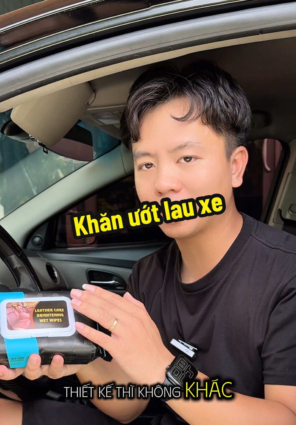 Giấy khăn ướt lau xe chuyên dụng, lau đồ da #khanuotlauxehoi #khanuotlaudoda #ongchuhung 