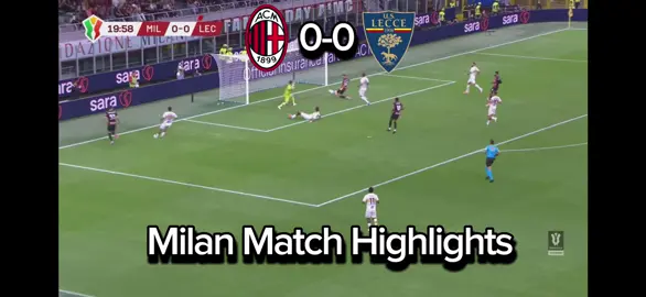 Milan3-0Lecce Highlights #blowthisup #milan #football #footballtiktok #foryoupage 