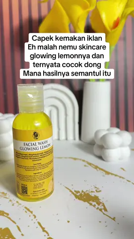Paket skincare lengkap glowing lemon