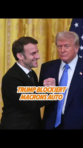 Niemand bemerkte, dass Trump innerhalb von 24 Stunden nach Macrons Ankündigung, Palästina anzuerkennen, sofort reagierte und Macrons Präsidentenwagen stoppte – doch Macrons Gegenreaktion machte Trump zum Gespött.#fyp #news #trump #macron #tik_tok 