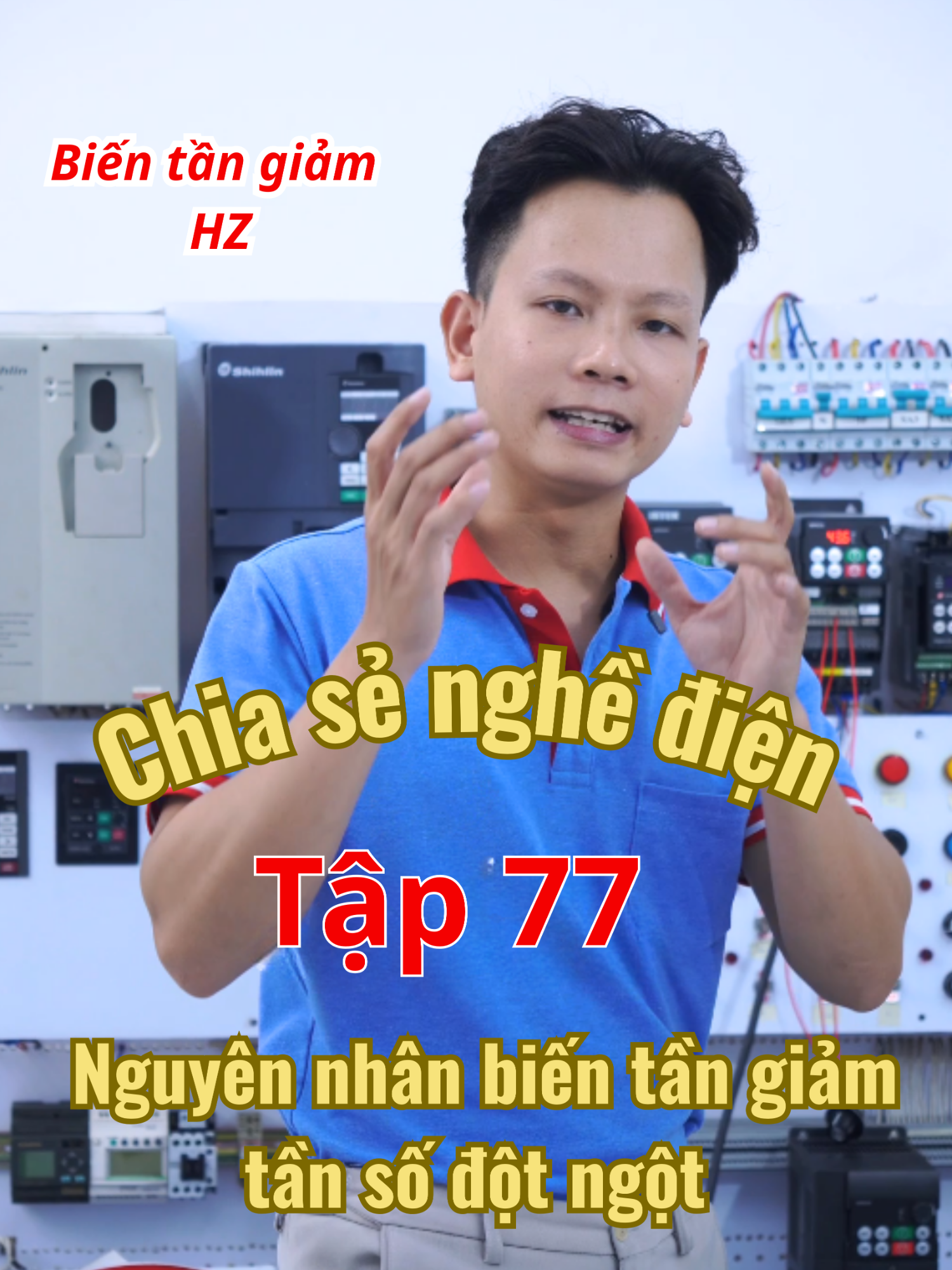 Mời các bạn để lại quan điểm ...!! biến tần đột ngột giảm tần số khi đang hoạt động .. #bitek #điện #tự_động_hóa #biến_tần#cài_biến_tần