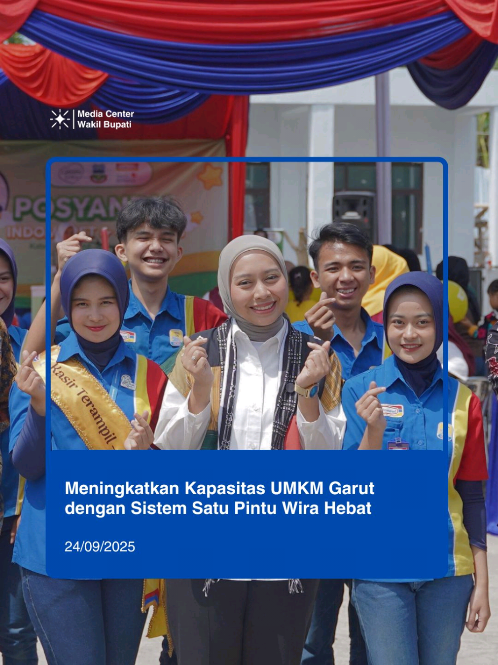 Hari ini (24/09/2025), Wakil Bupati Garut, Teh Putri Karlina, menghadiri kegiatan pengembangan UMKM melalui program Wira Hebat di Kabupaten Garut. Wira Hebat menjadi inisiatif unggulan untuk meningkatkan kapasitas UMKM secara terpadu, menjadikannya satu pintu bagi pendataan, pelatihan, dan pengembangan usaha mikro di Garut. Teh Putri menekankan pentingnya sinergi antar dinas, seperti Disnaker, Dispora, dan Disperindag, untuk menyatukan upaya inkubasi UMKM melalui Wira Hebat. 